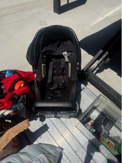 Black Baby Seat & Holder Package