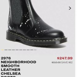 DR MARTEN 2976 NEIGHBORHOOD SMOOTH LEATHER CHELSEA BOOTS (MEN 10) 