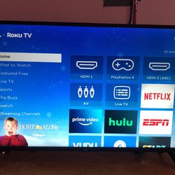 44 Inch TCL Roku Tv