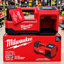 Milwaukee M18 Cordless Inflator 2848-20 NO BATTERY INCLUDED/ NO INCLUYE BATERIA