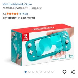 Nintendo Switch Lite
+ Hello Kitty Case + Animal Crossing New Horizons 