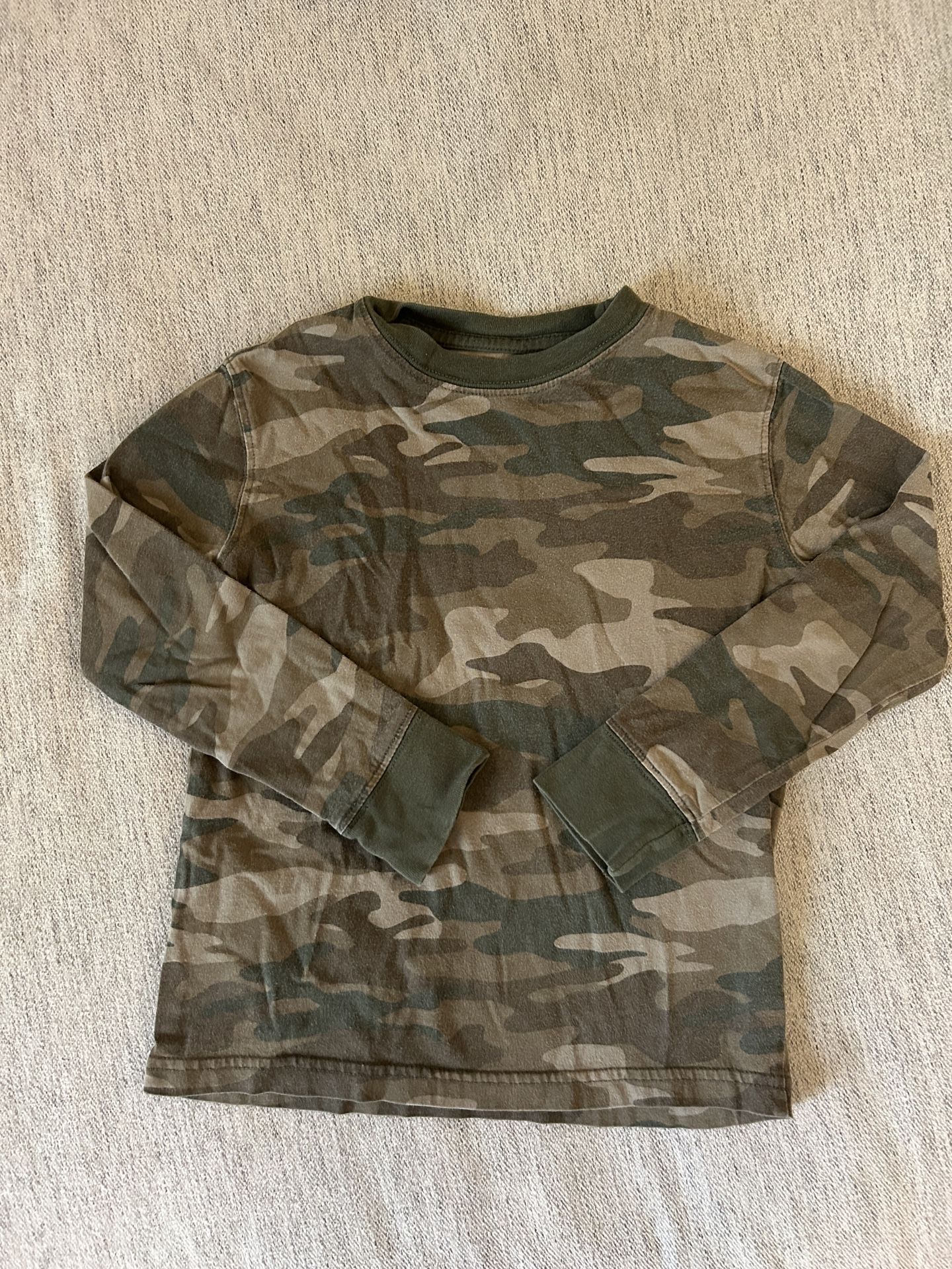 “Faded Glory” Camo Kids Long Sleeve Shirt