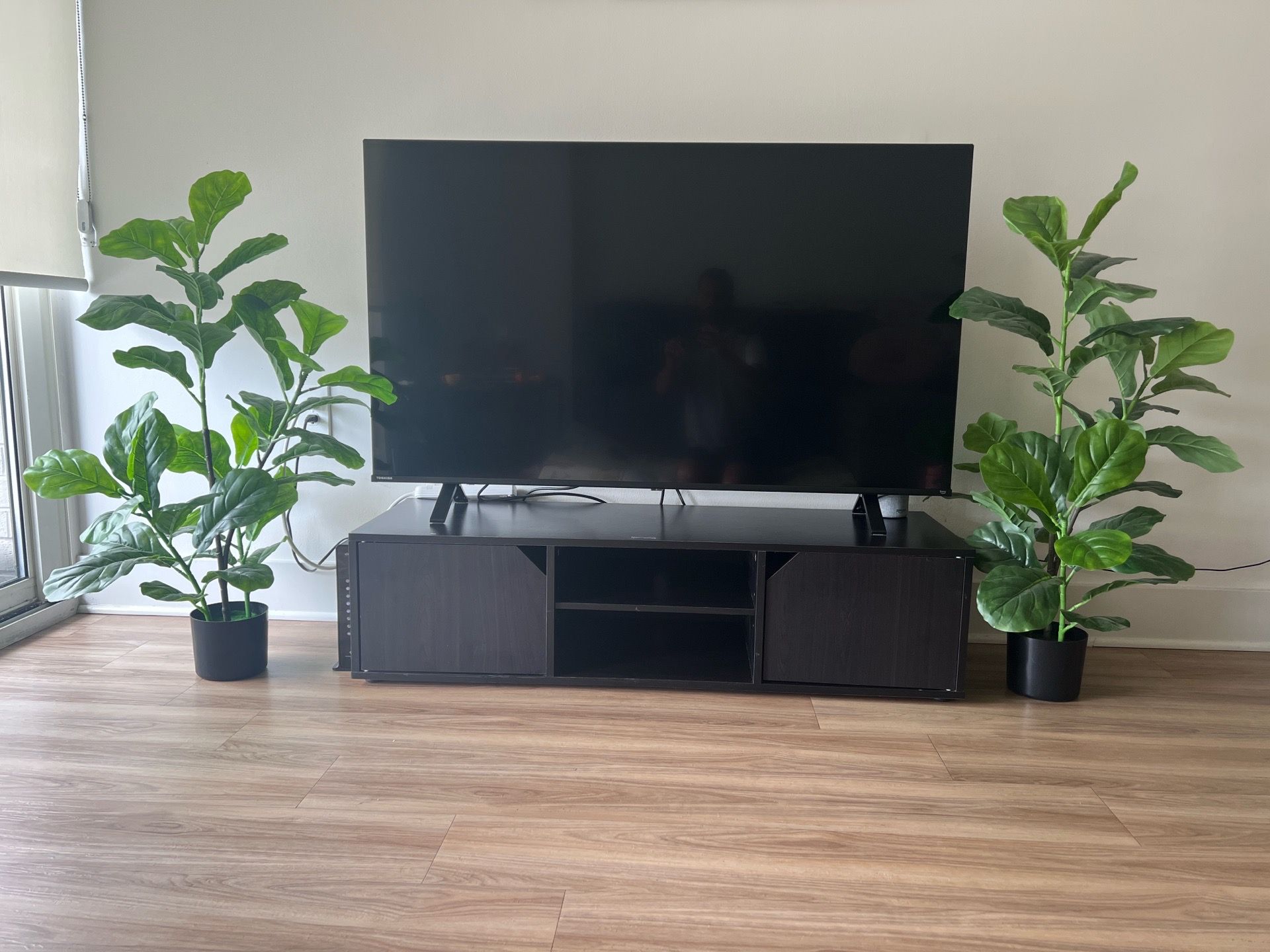 Smart TV with cabinet