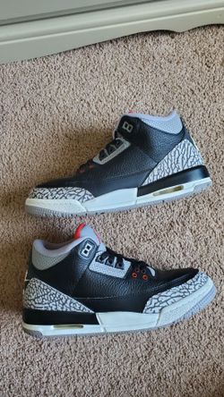 Nike Air Jordan 3 Black Cement GS 7Y