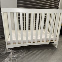 Child Craft London Folding Portable Mini Crib White NO WHEELS 🛞