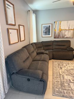 Large Sectional Reclining Sofa