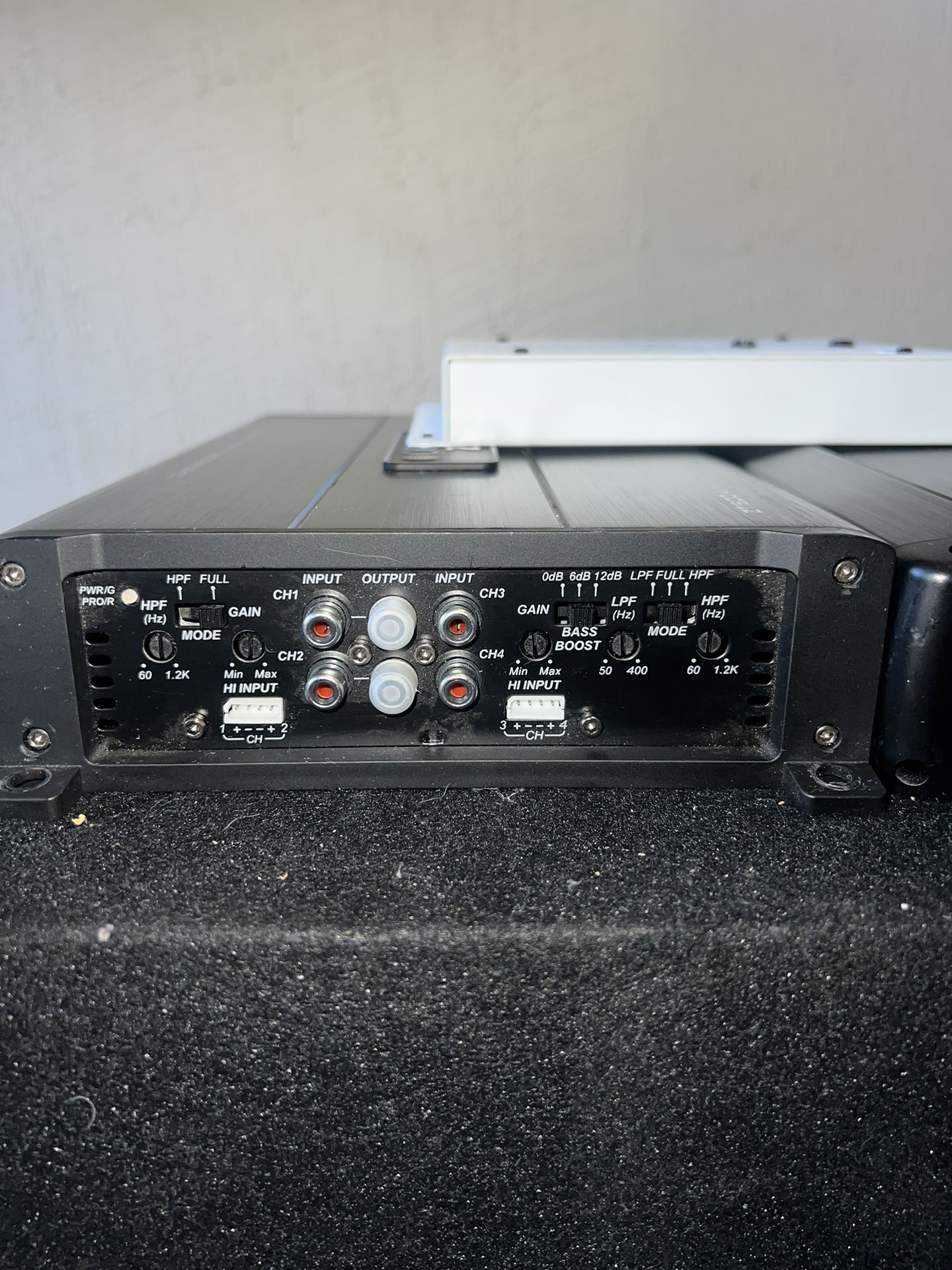 KICKER L7 15” ORION AMP 4 CH 1500w BLAUPUNKT AMP 2 CH 3000 D