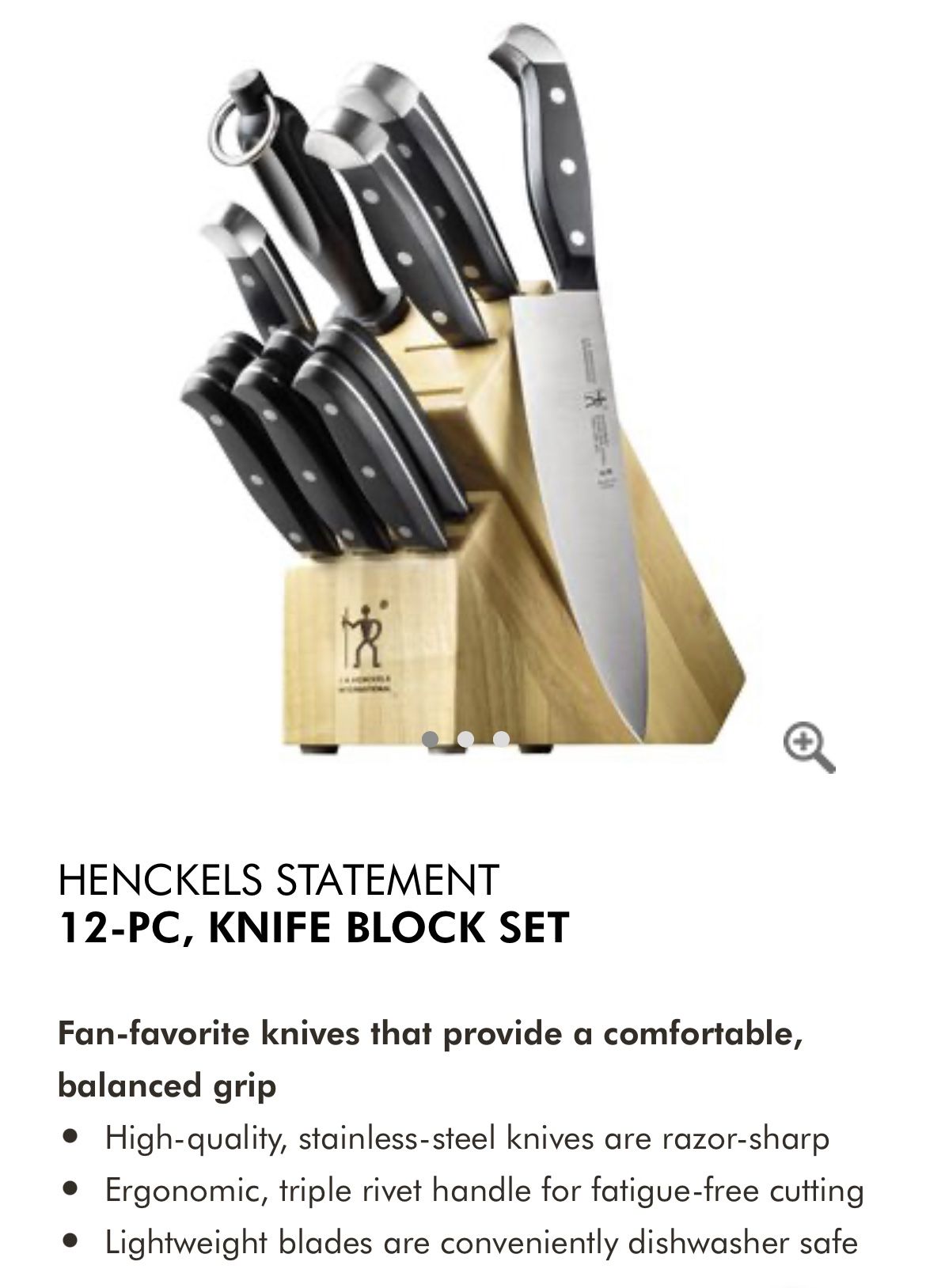Henckels Statement 12-pc, Knife block set
