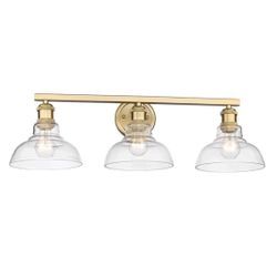 Golden Lighting Carver 27.5 in. 3-Light Brushed Champagne Bronze Vanity Light
