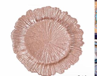 Rose gold Charter Plates