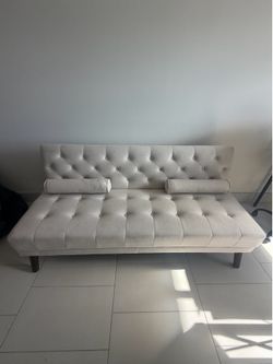 Tufted Convertible Futon Sofa Bed