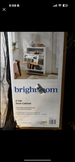 Brightroom 2-Tier Shoe Cabinet