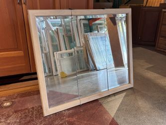 Mirrored 3-Door Medicine Cabinet