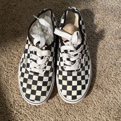Vans Era 59 Shoes Men's Size US Men 5.5 Black White Checkerboard Lowtop Skate Shoes