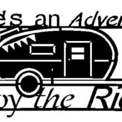 New Black Metal Sign “Life’s An Adventure Enjoy The Ride” 