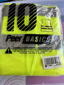 PeerBasics Safety Vests 10 Pack 
