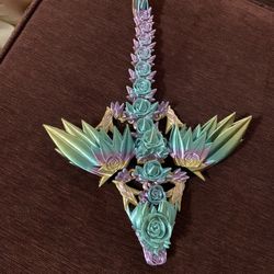 3D Printed Cinderwing Rose Dragon 