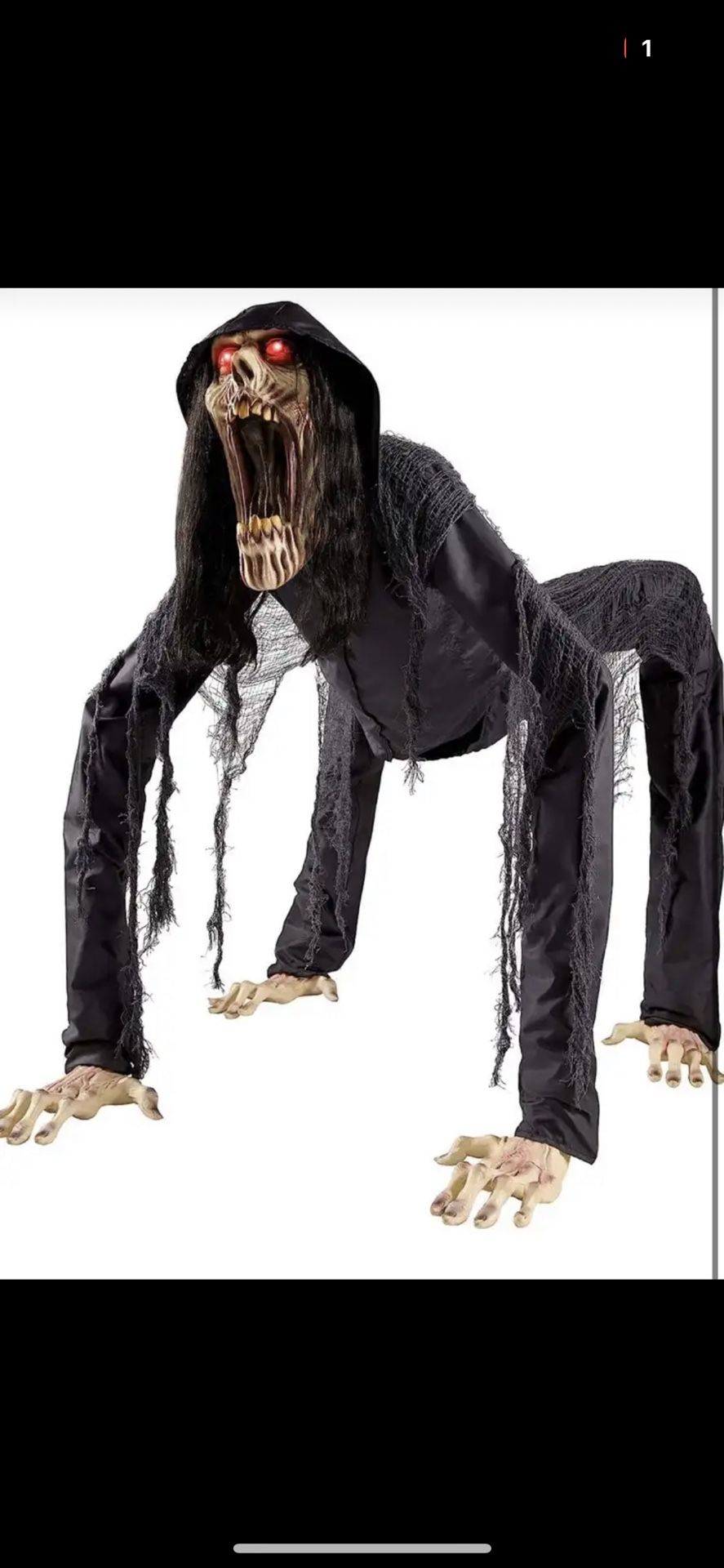 Spirit Halloween 3.5 Ft Night Crawler Animatronic