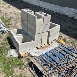 Two Pallets Of Concrete Block