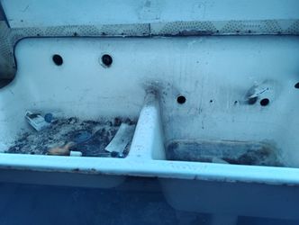 125 Yr Old Sink With Two Sides One Deep And One Standard.. 