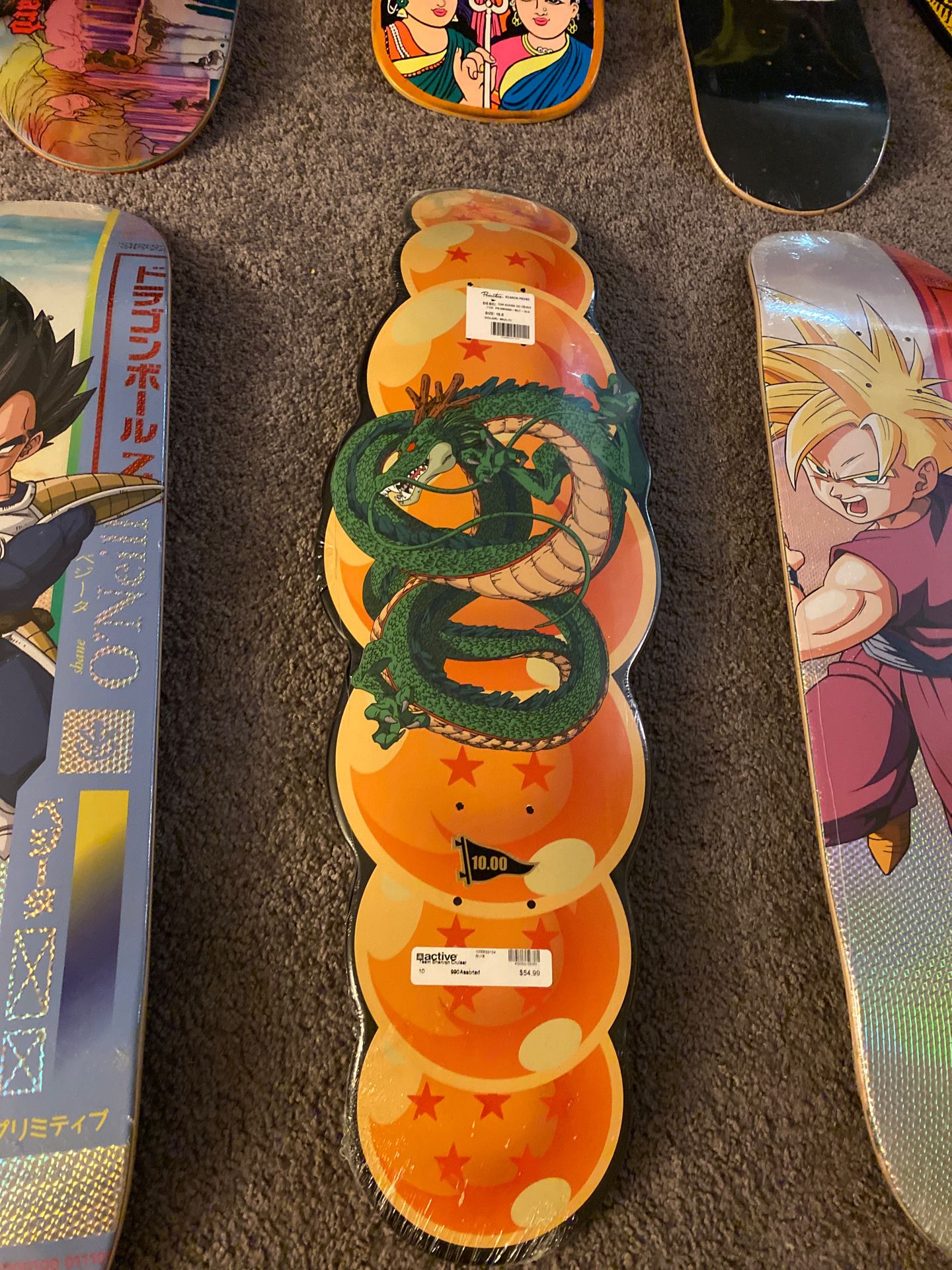 Primitive Deck skateboard Dragon Ball Z cutout