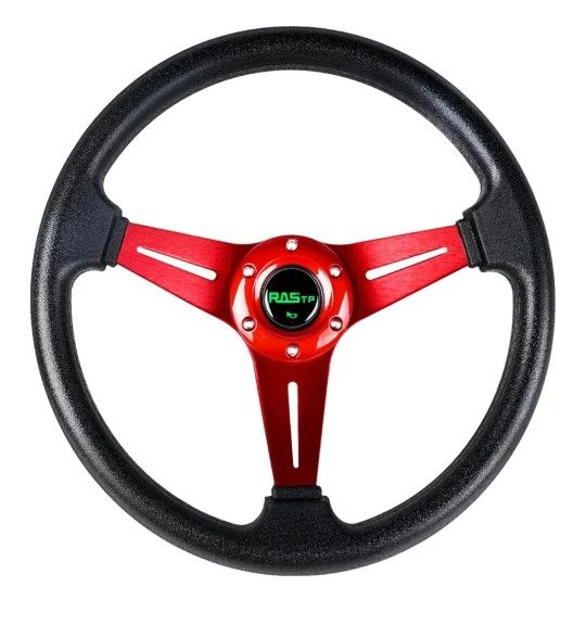 Red Universal Racing Steering Wheel 13.8”/350mm