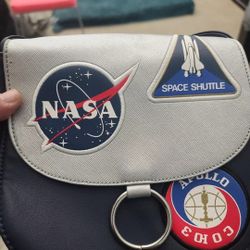 Nasa Saddlebag Purse. Chandler 