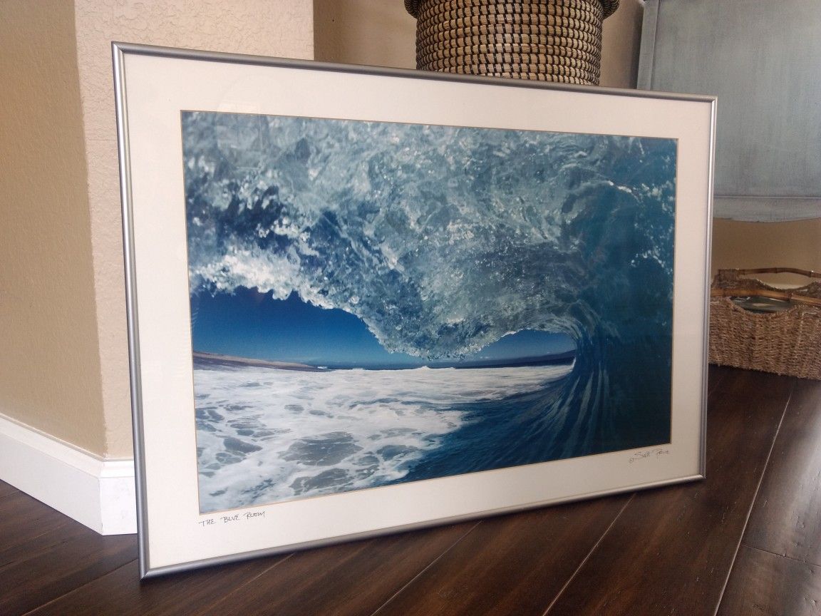 Signed, framed Scott Price photography - the blue room
