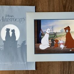 Walt Disney’s The Aristocats exclusive commemorative lithograph 1996