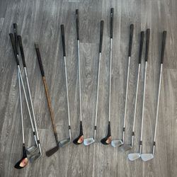 Old school Spalding Golf Clubs