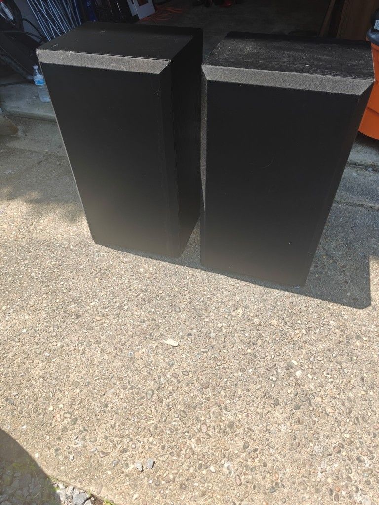 Vintage Speaker Pair for Record Players & Hi-Fi Amps (Untested)