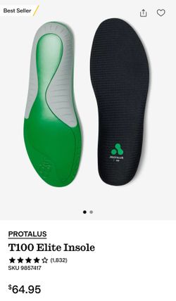 Protalus TE100 Shoe Insoles Inserts Black TE100 11.5 M / 13 W *NEW*