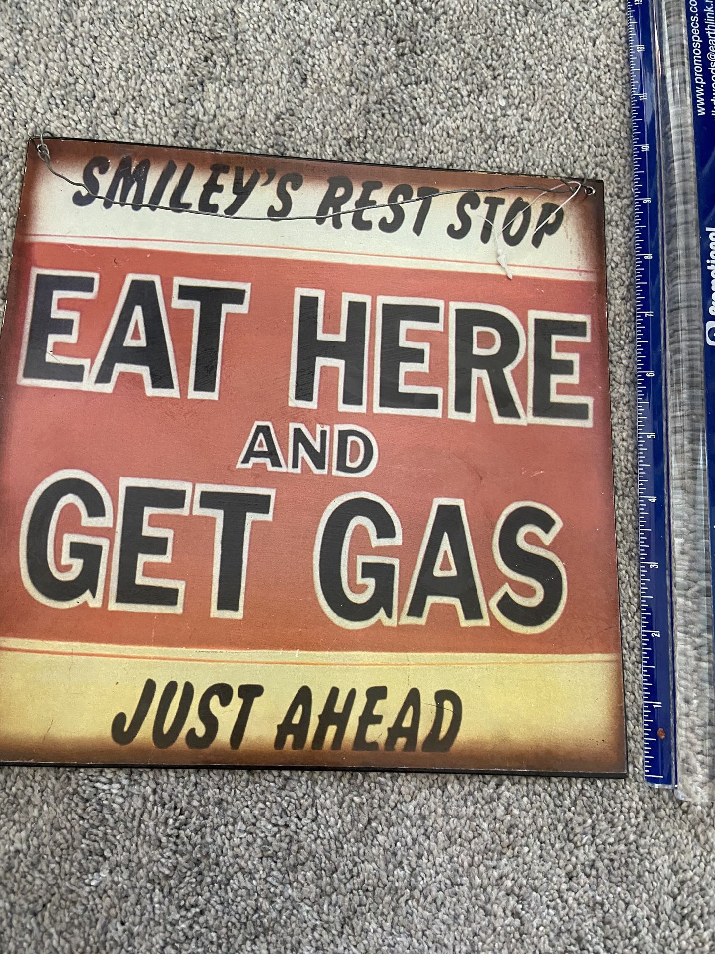 Metal Joke Sign