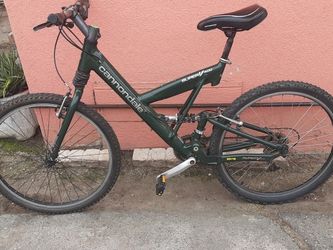 Cannondale ALL ALUMINUM full suspension Median Size 26 Weels Rere BIKE SUPER V. 400 POLICE ESPECIAL SL.