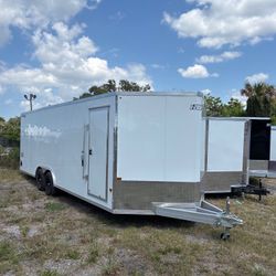 Alcom 8.5 x 24 Aluminum Enclosed 10k Cargo Trailer