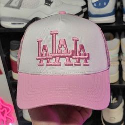 Rude Awakenings LALALA Trucker Hat Pink - Brand New DS ✅️ 