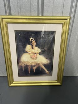 Grace In Repose: The Quiet Moment Before The Dance Painting