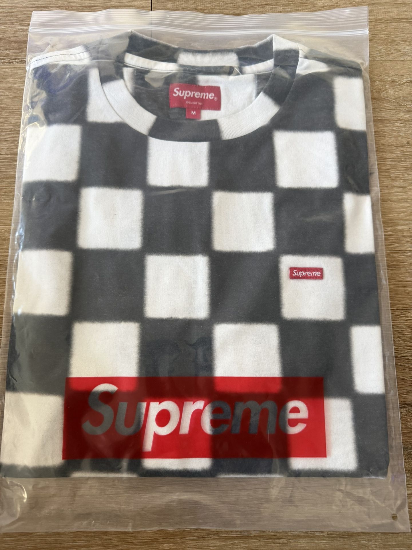Brand New Medium Supreme Small Box Tee Checkerboard (SS20) 100% Authentic