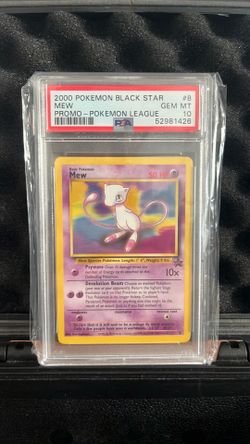 PSA 10 mew black star promo Gem mint 10