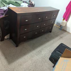 Dark Brown Bedroom Dresser Set