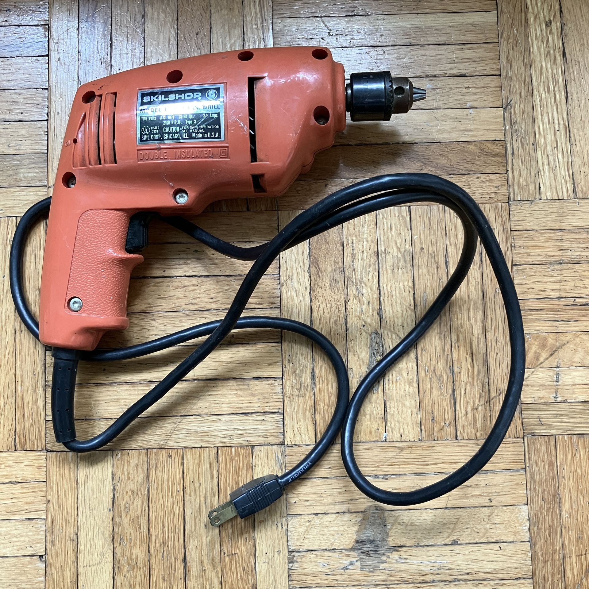 skilshop drill 1/4” drill model 1710.