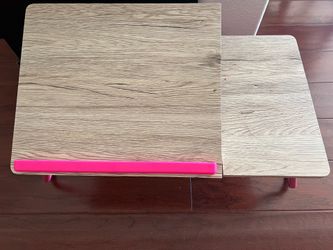 Adjustable Folding Laptop Bed Desk (Black or Pink)