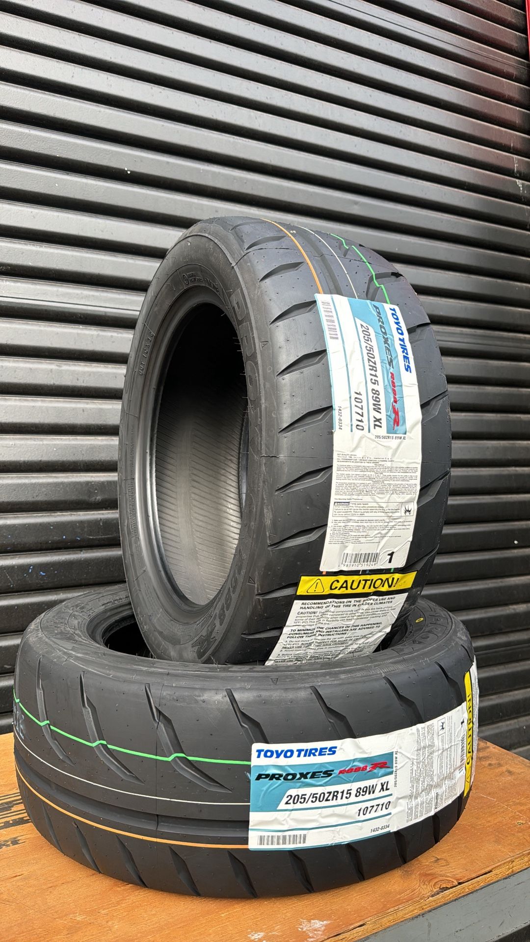 Toyo Proxes R888r 205/50/15 $160 Each