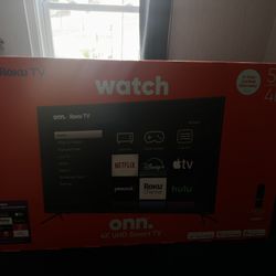 onn 55" Class 4K UHD (2160P) LED Roku Smart Television HDR