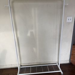 White Garment Rack