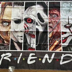 Friends Cloth Horror Movie Character Banner