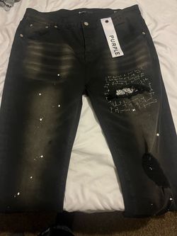 Purple jeans