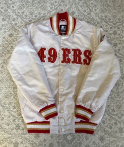 San Francisco 49ERS white satin jacket