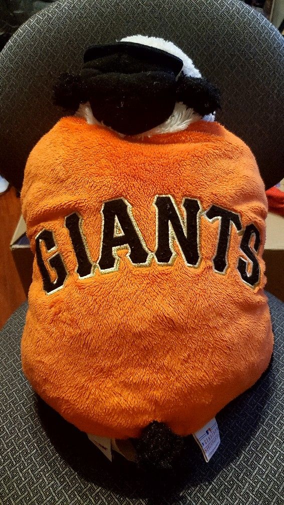 MLB SF GIANTS PILLOW PETS PANDA BEAR VGC