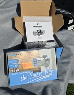 (3) NEW Door Turbo Lock Keyless Smart Locks